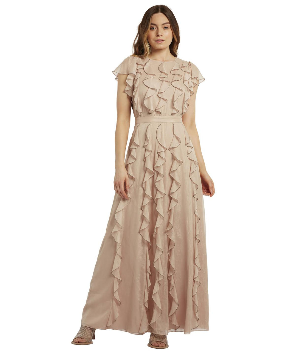 Ted baker fallonn 2025 tranquility ruffle dress