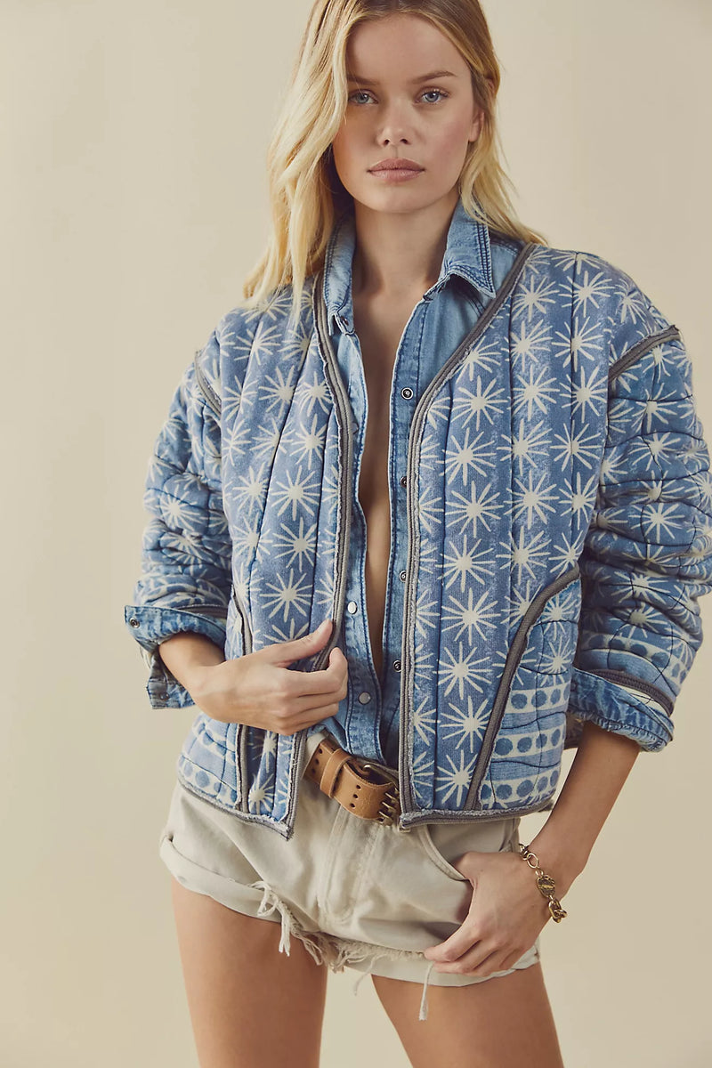 Quilted sales cardigan womens