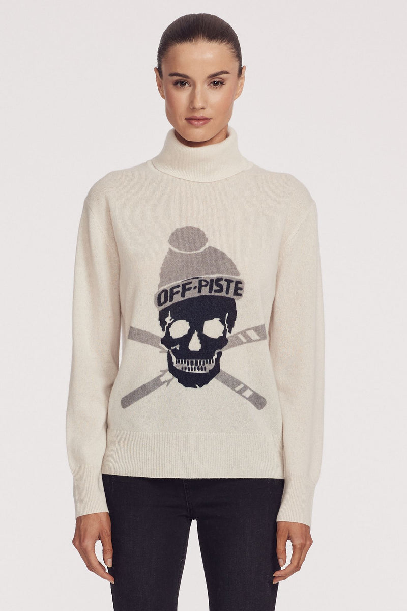 SKULL CASHMERE OFF PISTE SWEATER Elaine Dickinson