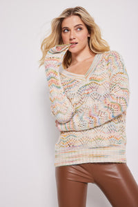 DREAM WEAVER SWEATER IN MULTI