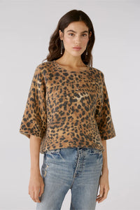 OUI JUMPER WITH LEO PRINT