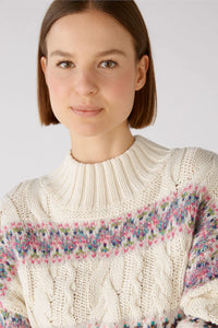 OUI JUMPER EXCITING YARN AND KNIT MIX