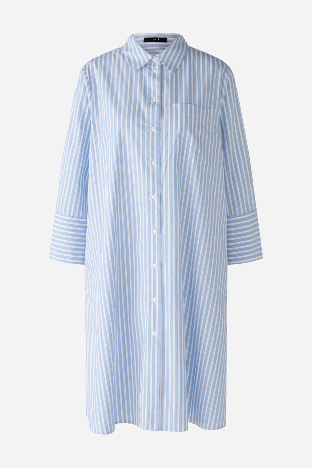 OUI SHIRT BLOUSE DRESS PURE COTTON