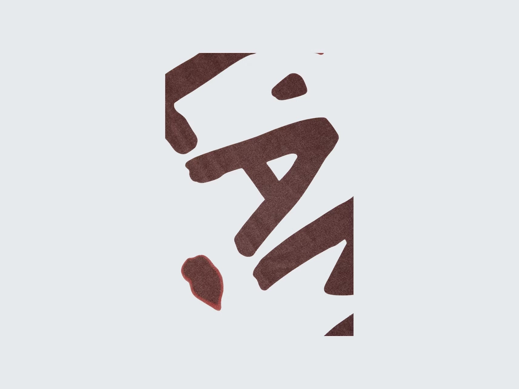 OUI SCARF IN ROSE RED