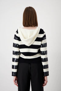 MONARI KNITTED SWEATER WITH STRIPES