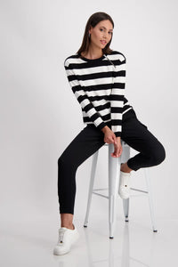 MONARI STRIPED SWEATSHIRT