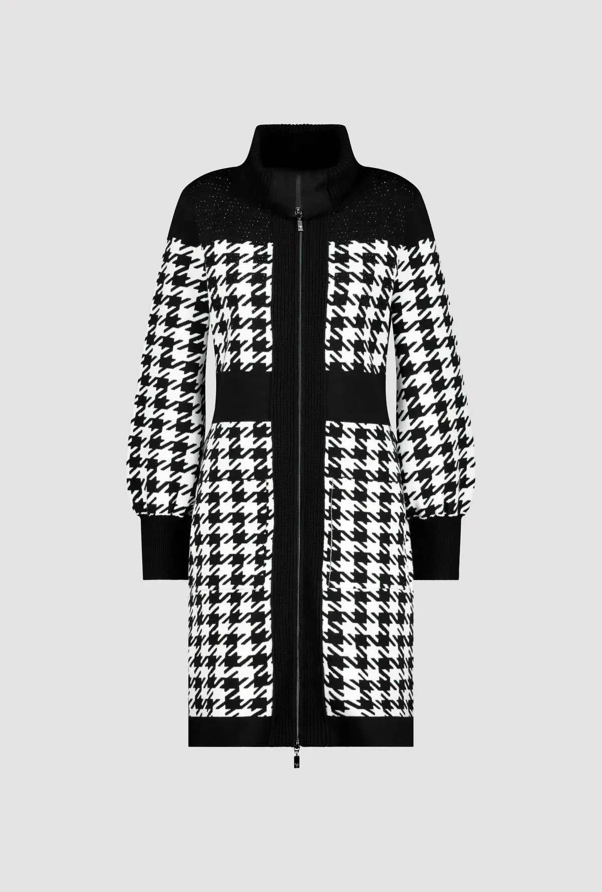 MONARI KNIT COAT WITH TROYER COLLAR