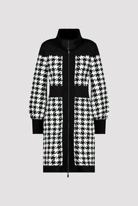 MONARI KNIT COAT WITH TROYER COLLAR