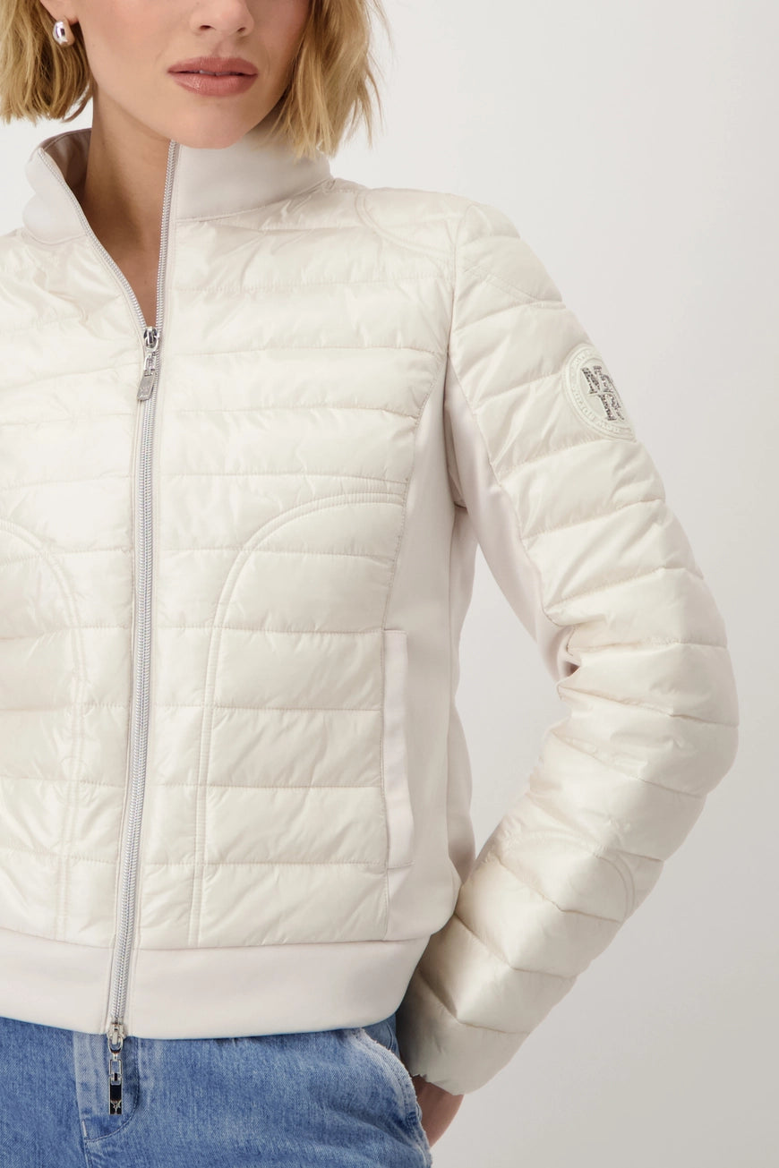 QUILTED JACKET WITH NEOPRENE