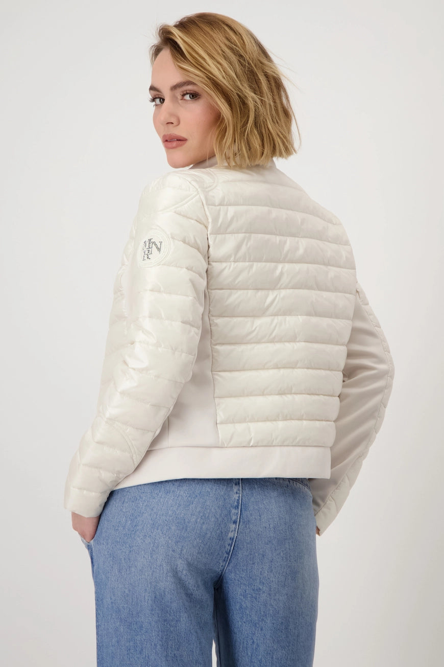 QUILTED JACKET WITH NEOPRENE