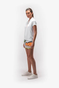 SPORTALM PATTERN GOLF SKIRT WITH BUILT-IN SHORTS