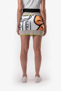 SPORTALM PATTERN GOLF SKIRT WITH BUILT-IN SHORTS