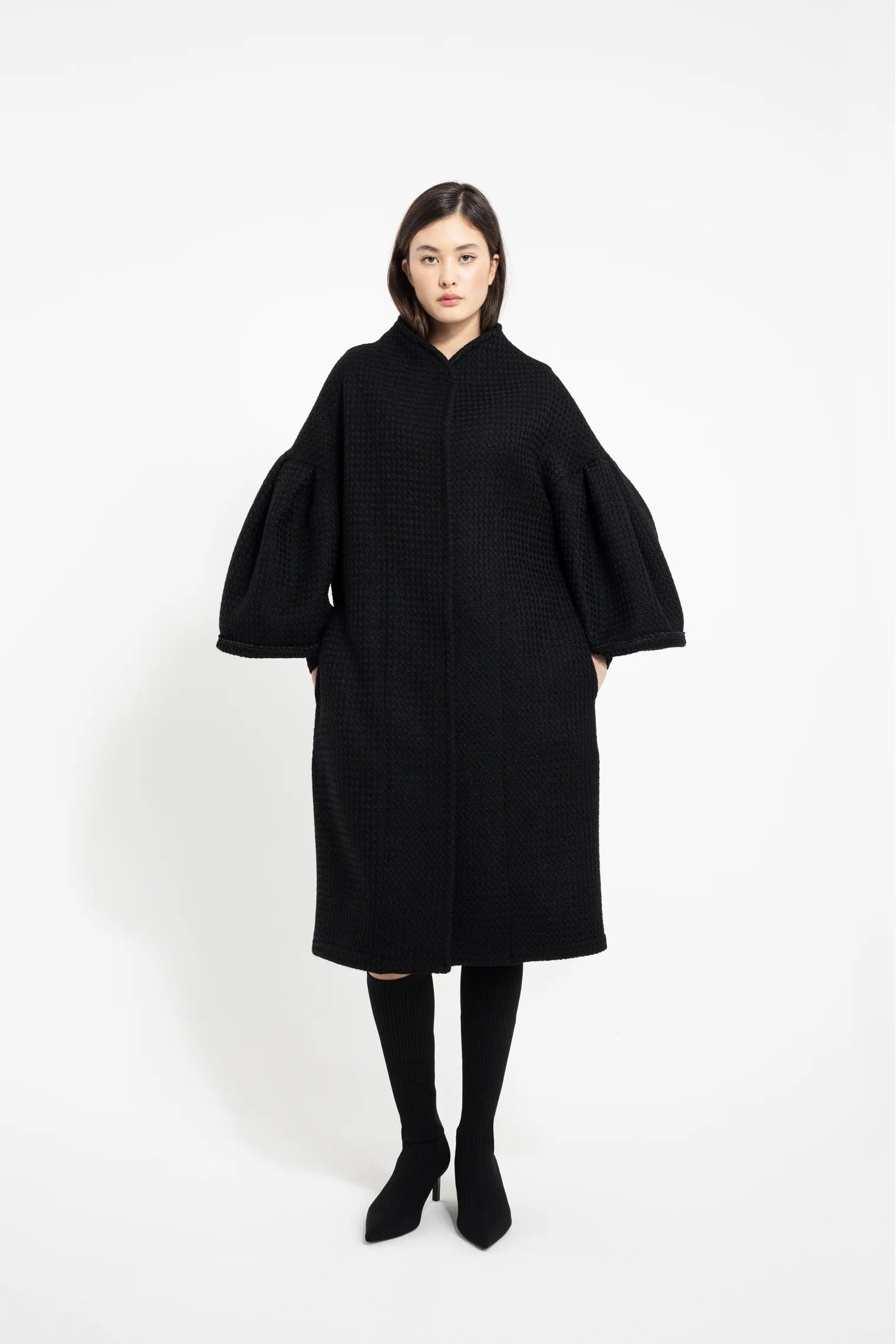 OFELIA OVERSIZED JACKET BLACK