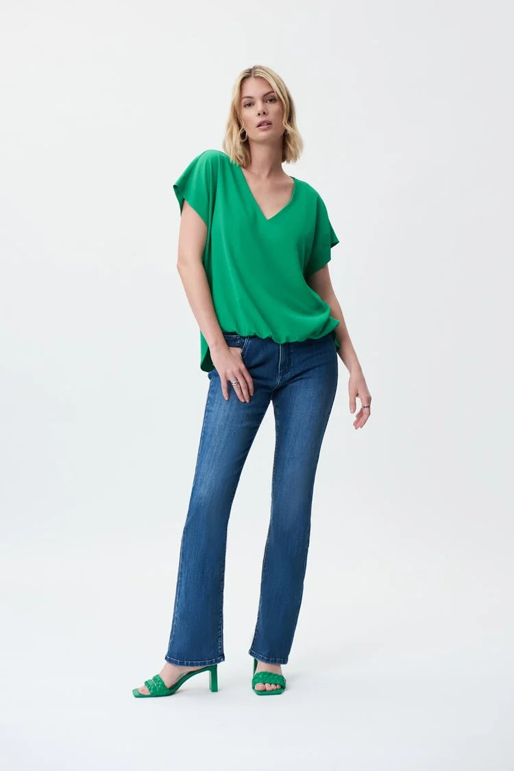 JOSEPH RIBKOFF HIGH LOW HEM TOP