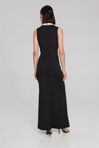 SCUBA CREPE TUXEDO STYLE TRUMPET GOWN 241712