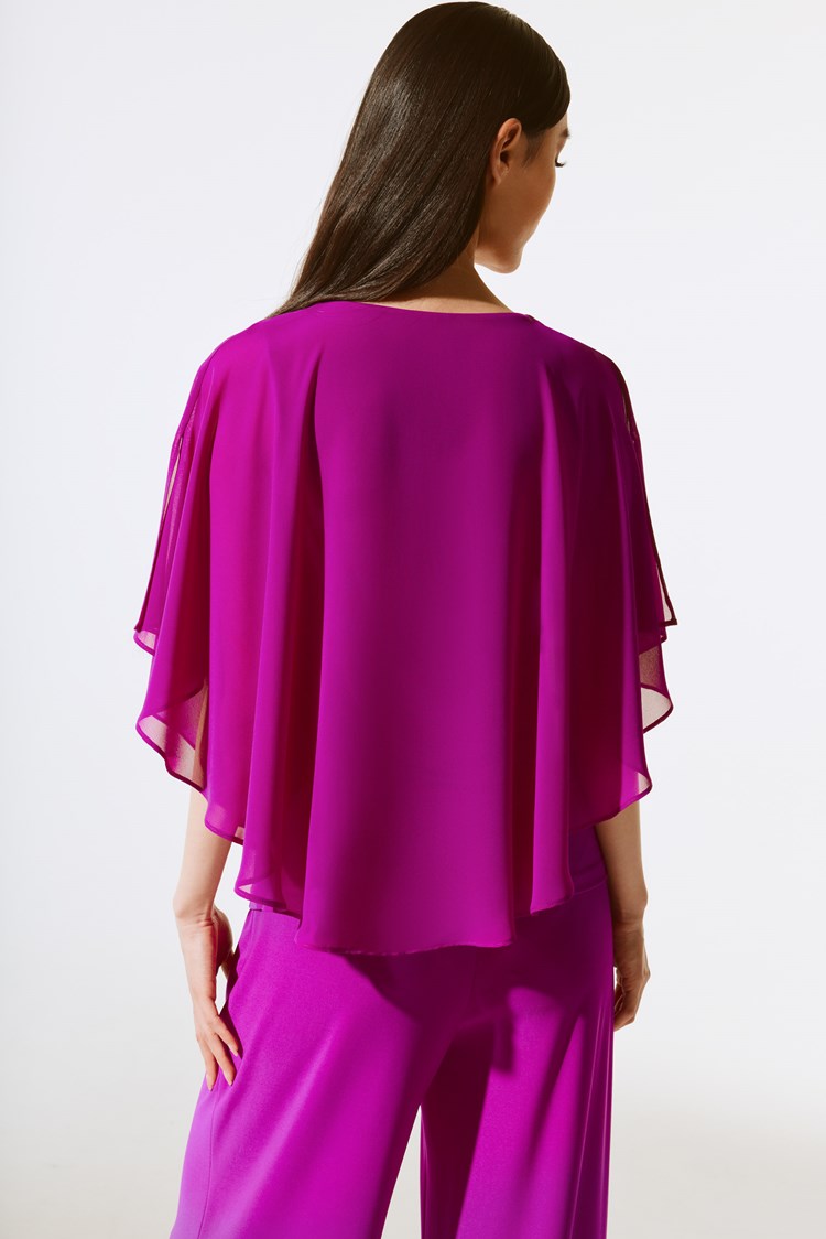 CHIFFON PONCHO TOP