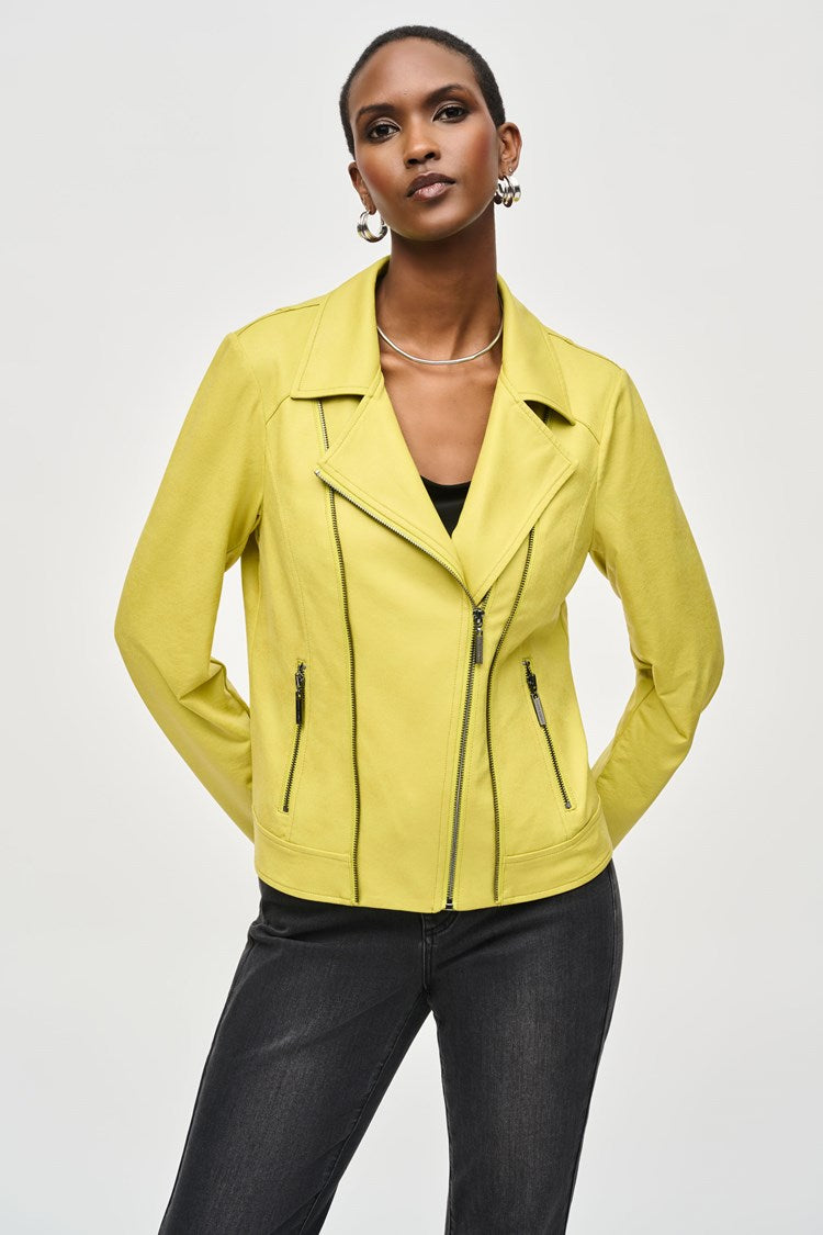 FOILED KNT MOTTO JACKET AVAILABLE IN BEST SELLING COLOUR WASABI