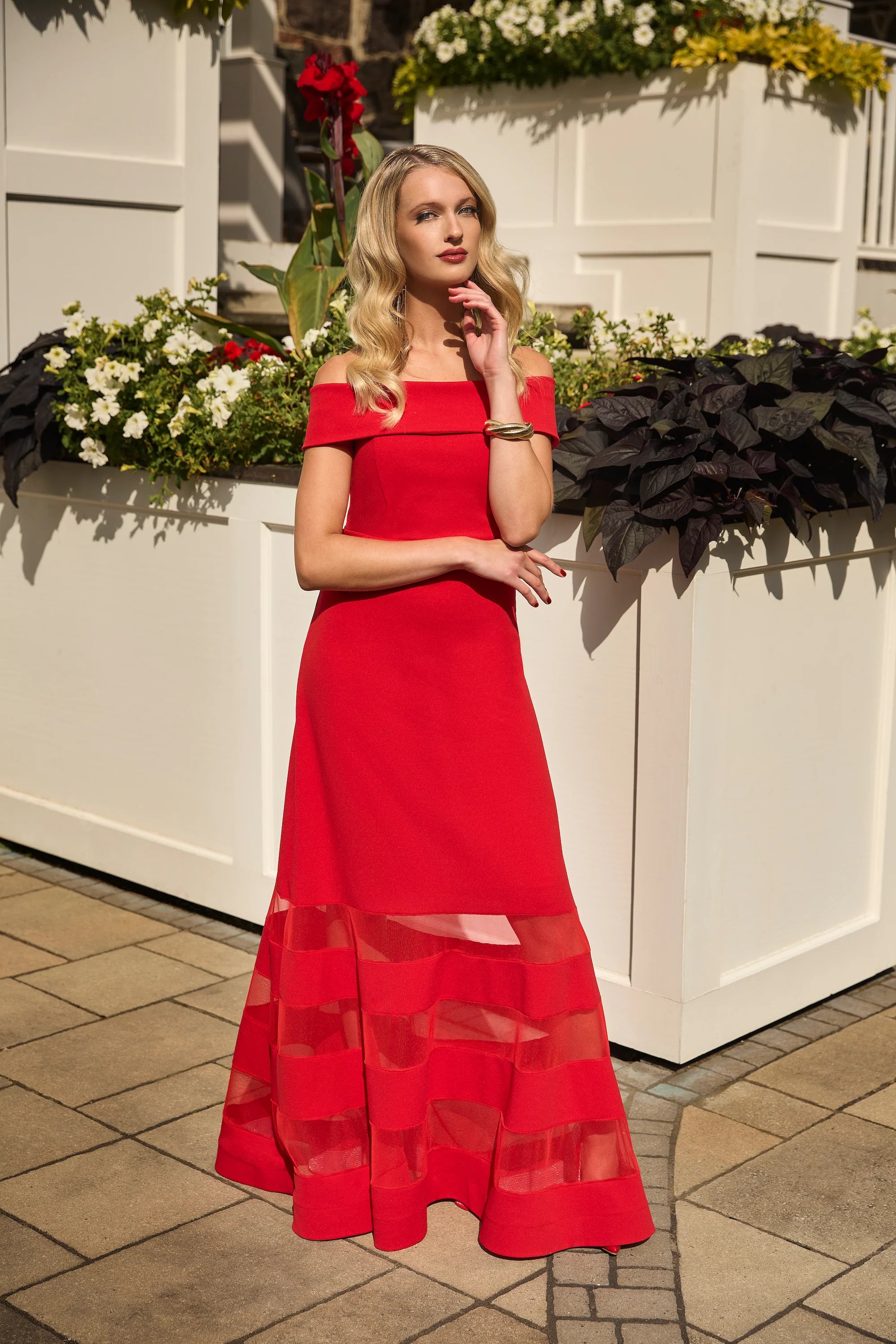 GOWN VALENTINO RED 248126