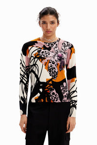 DESIGUAL - M. Christian Lacroix corchad pullover