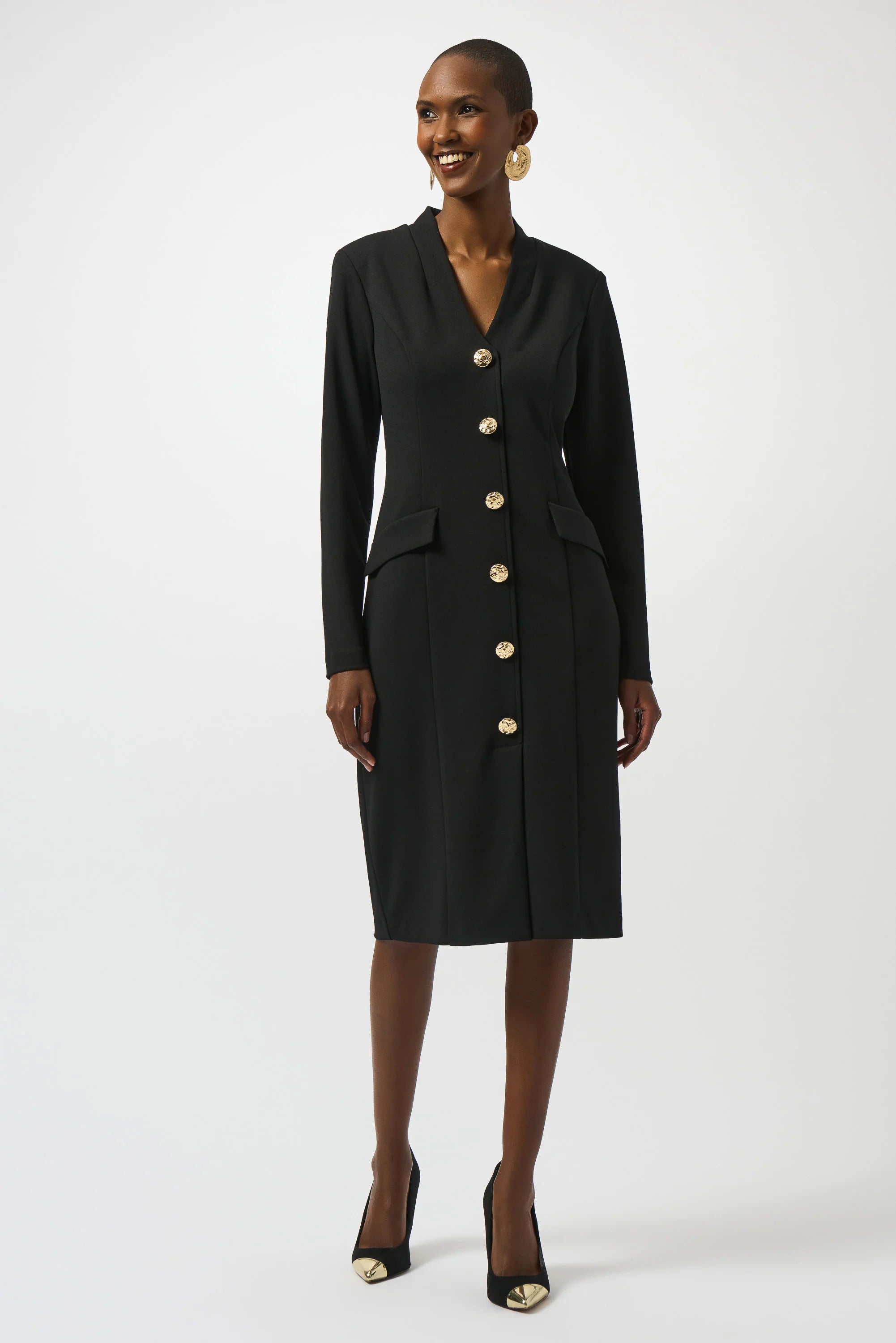 SCUBA CREPE SHEATH DRESS 253072