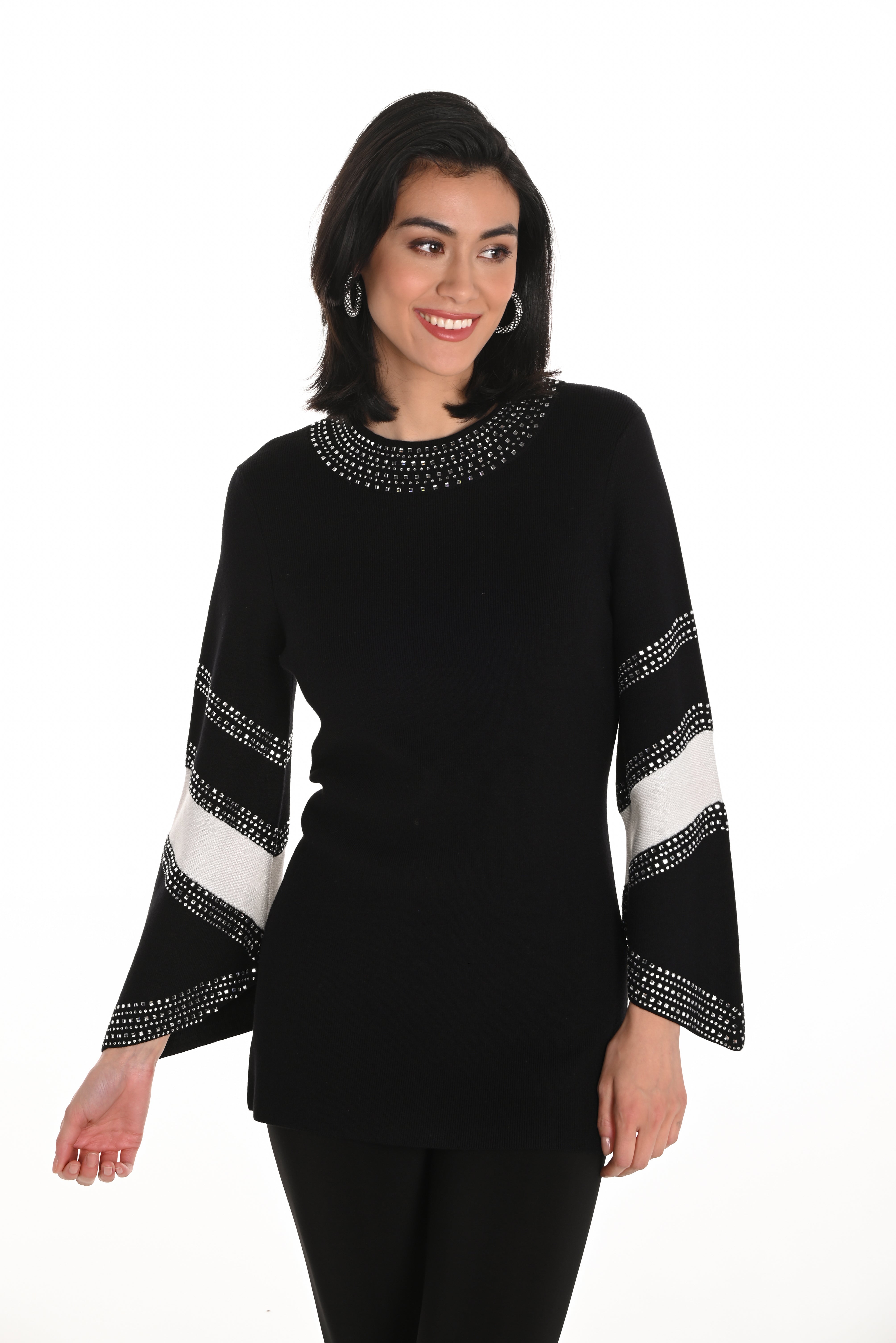 DATE NIGHT STRETCH KNIT SWEATER 253839