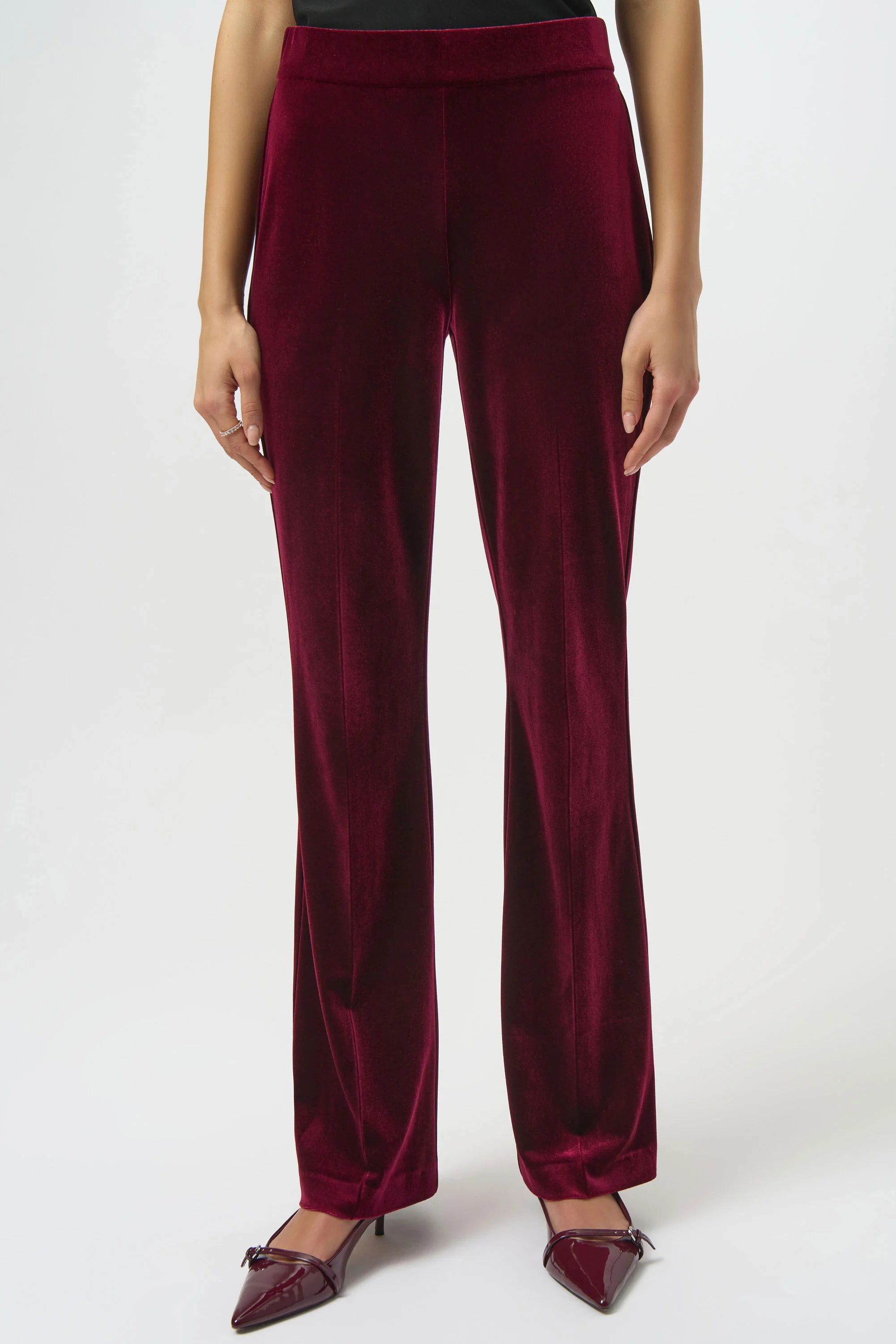 VELVET FLARED PULL-ON PANT  254195