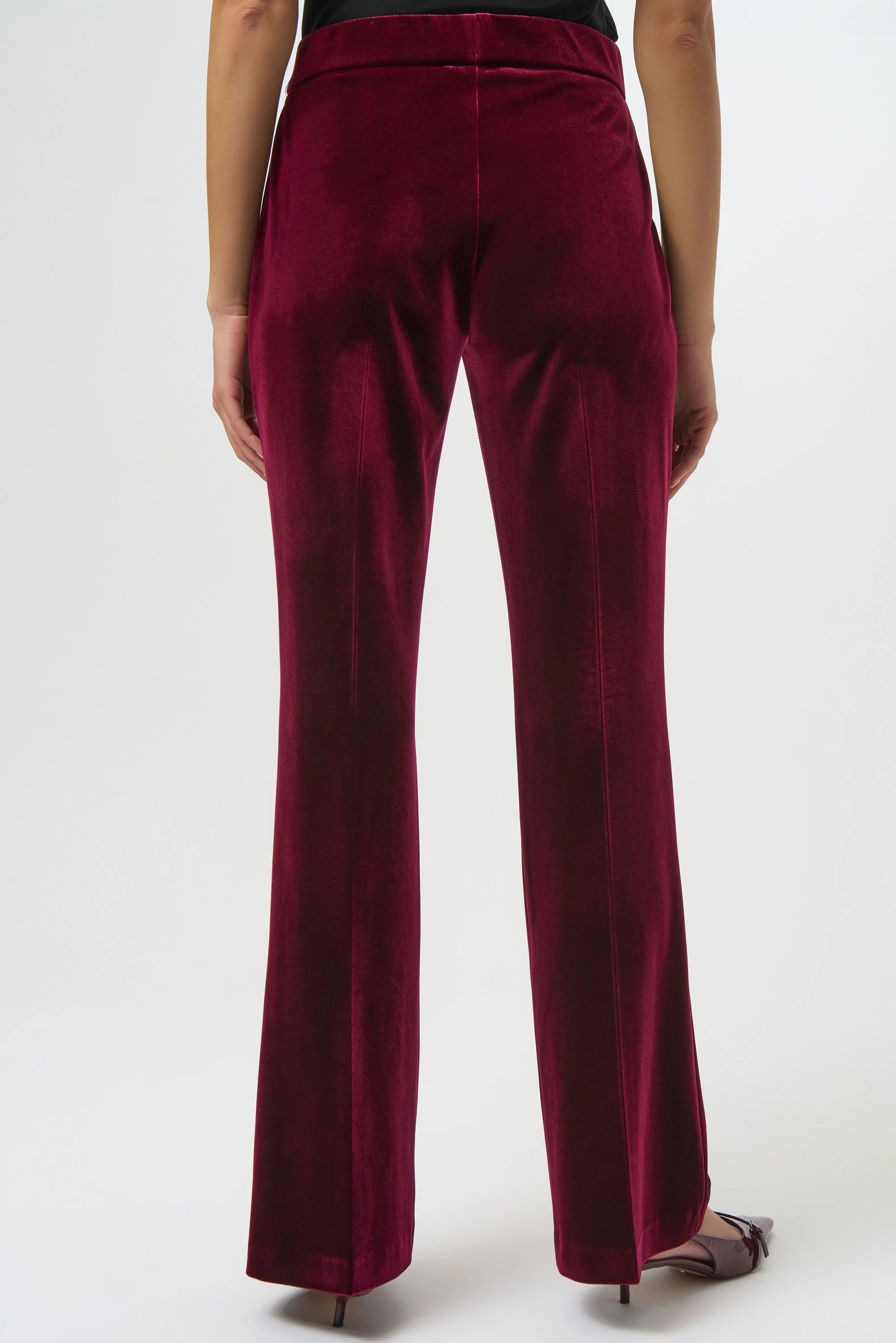 VELVET FLARED PULL-ON PANT  254195