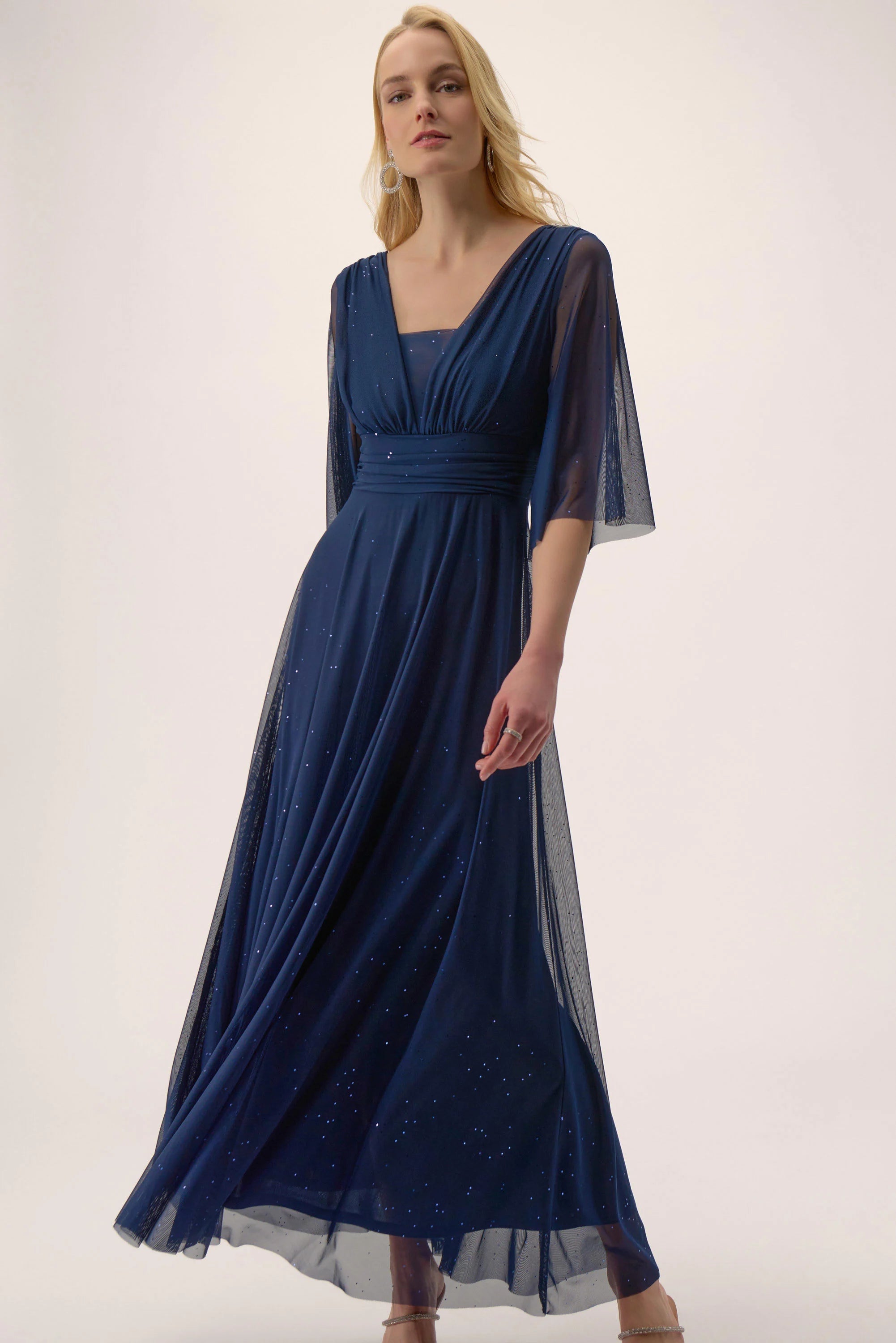 SIGNATURE | SPARKLE MESH A-LINE GOWN 254723