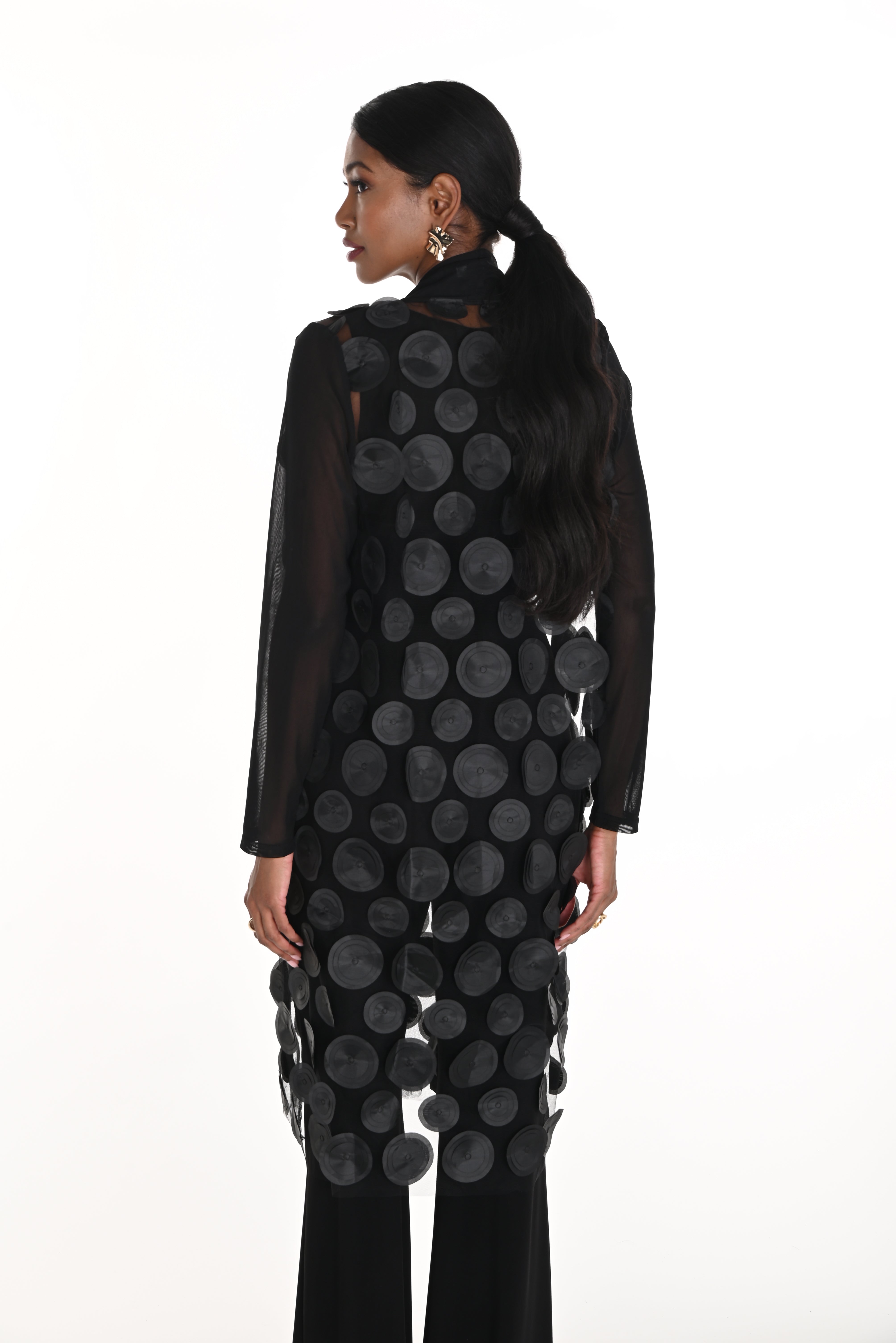 JACKET MESH CIRCLE DETAIL 259709