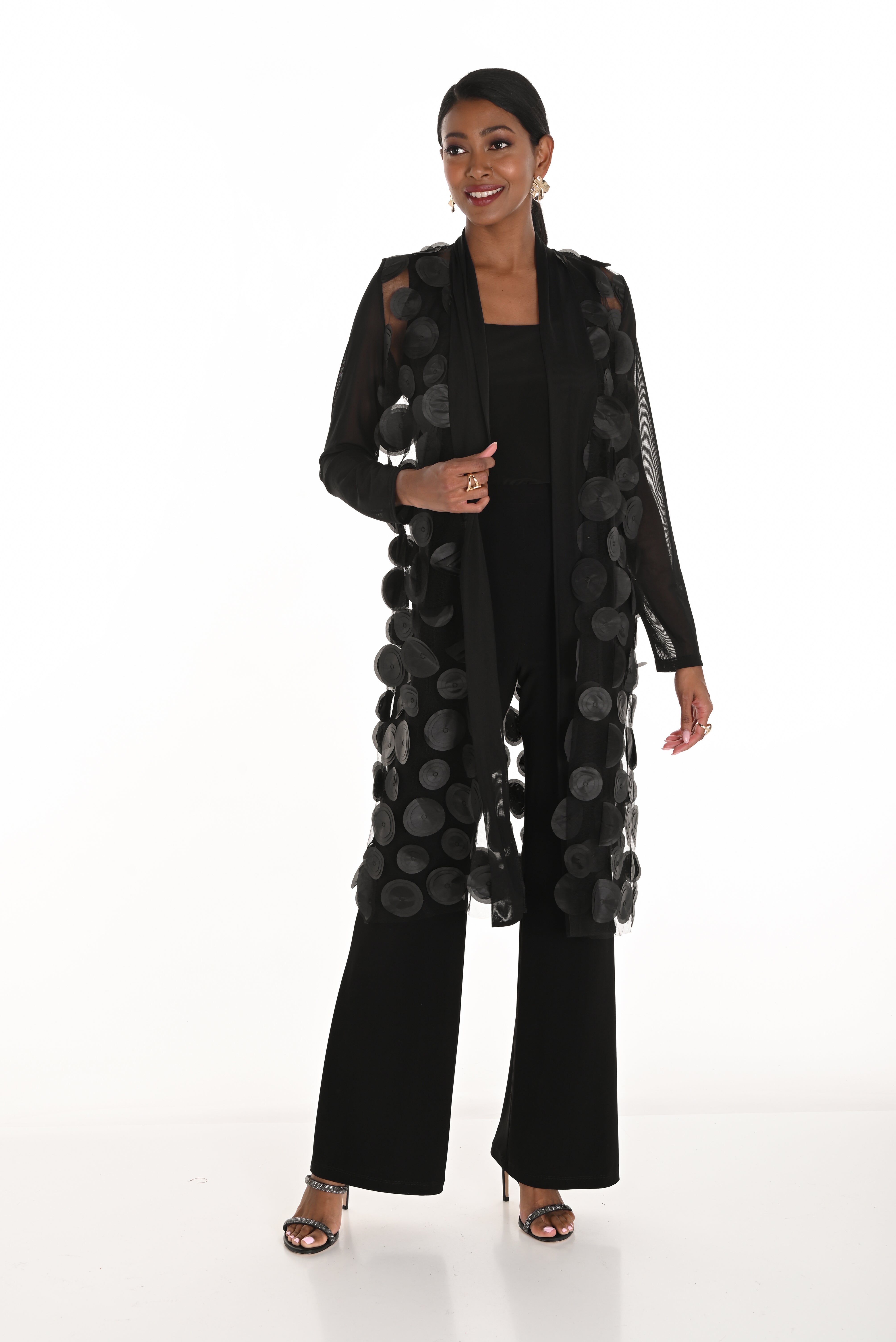 JACKET MESH CIRCLE DETAIL 259709