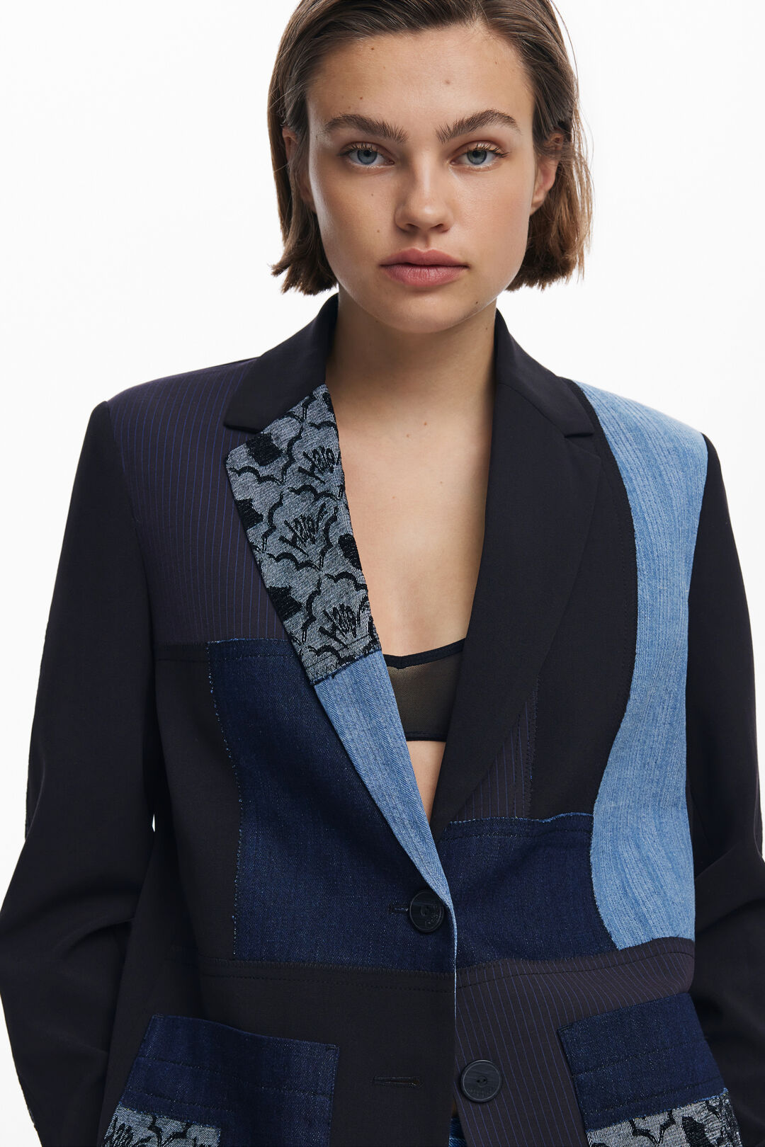 DESIGUAL PATCHWORK BLAZER