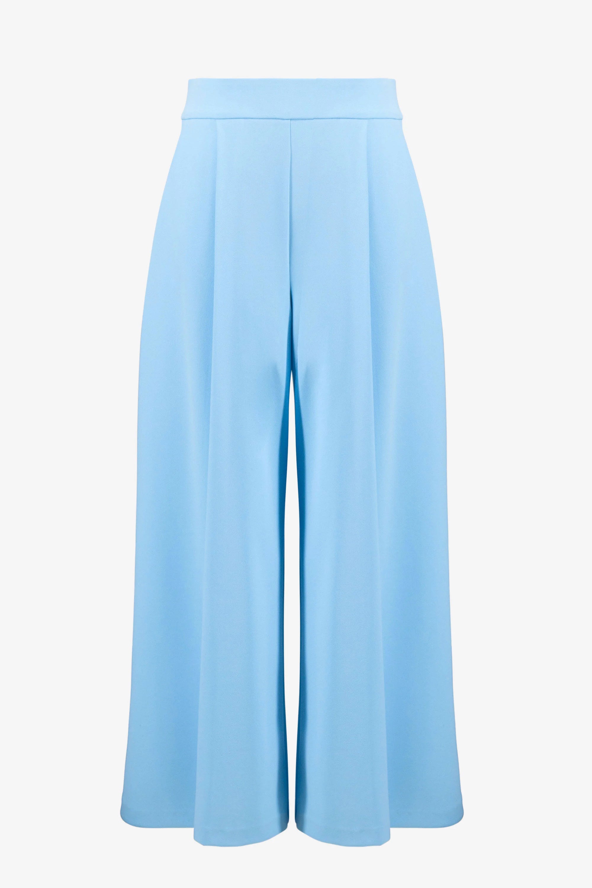 SCUBA 2 PCS SET CREPE JACKET WITH  RHINESTONE TRIM & SCUBA WIDE LEG PANT