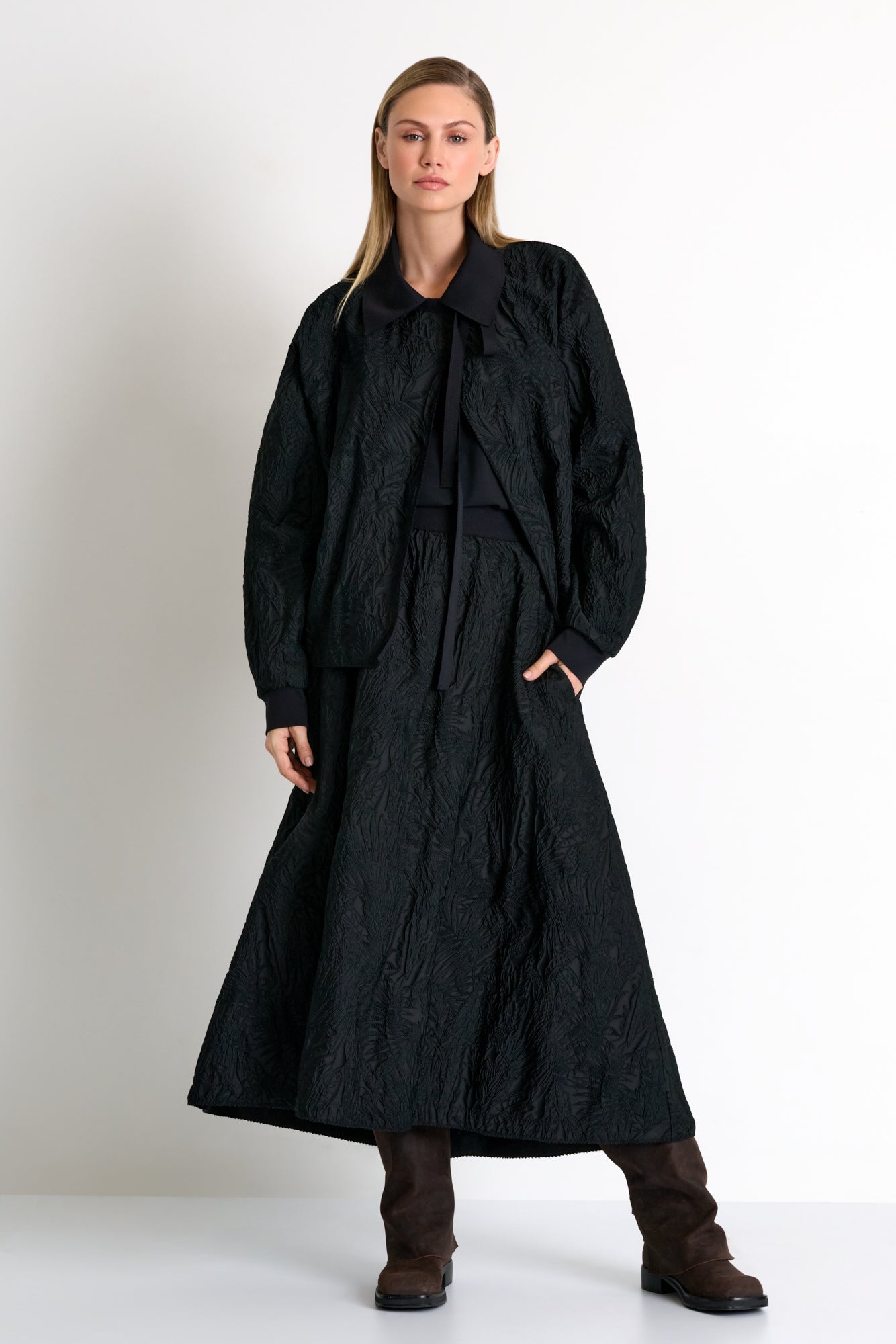 SHAN FLARED MAXI SKIRT