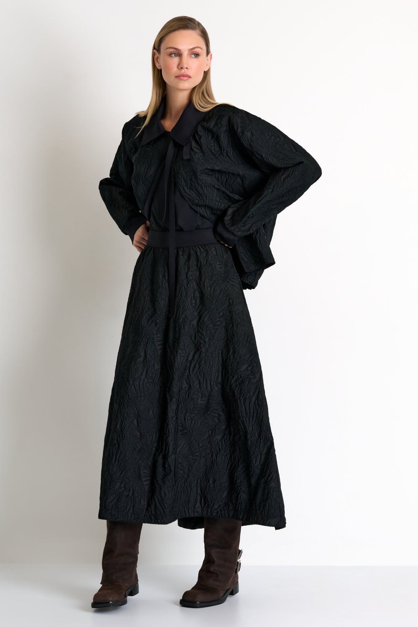 SHAN FLARED MAXI SKIRT