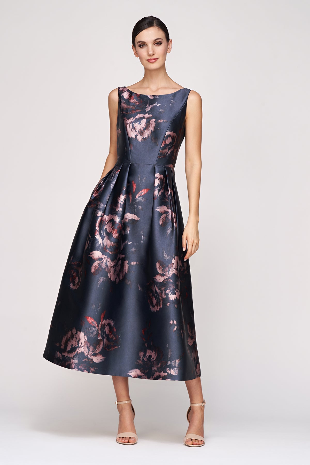 KAY UNGER ELSA TEA LENTH DRESS