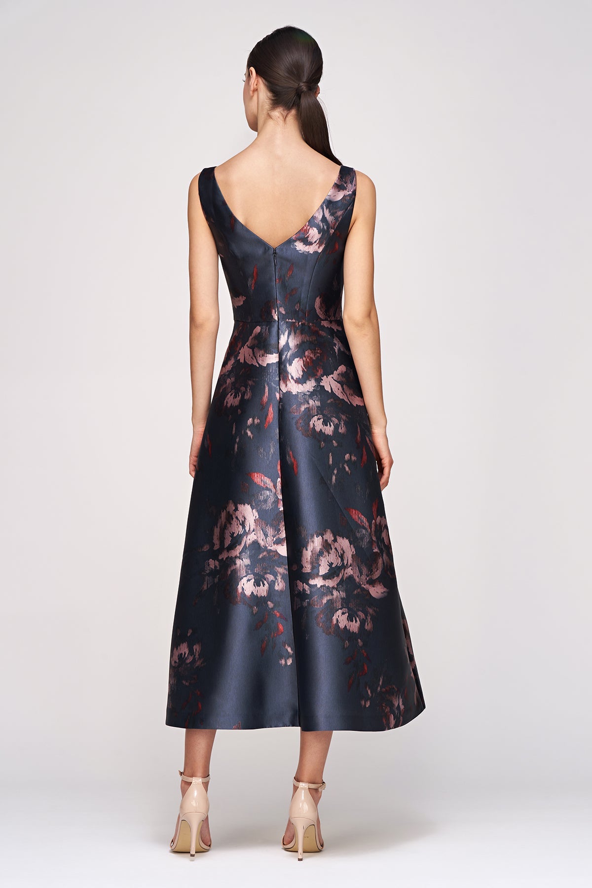 KAY UNGER ELSA TEA LENTH DRESS