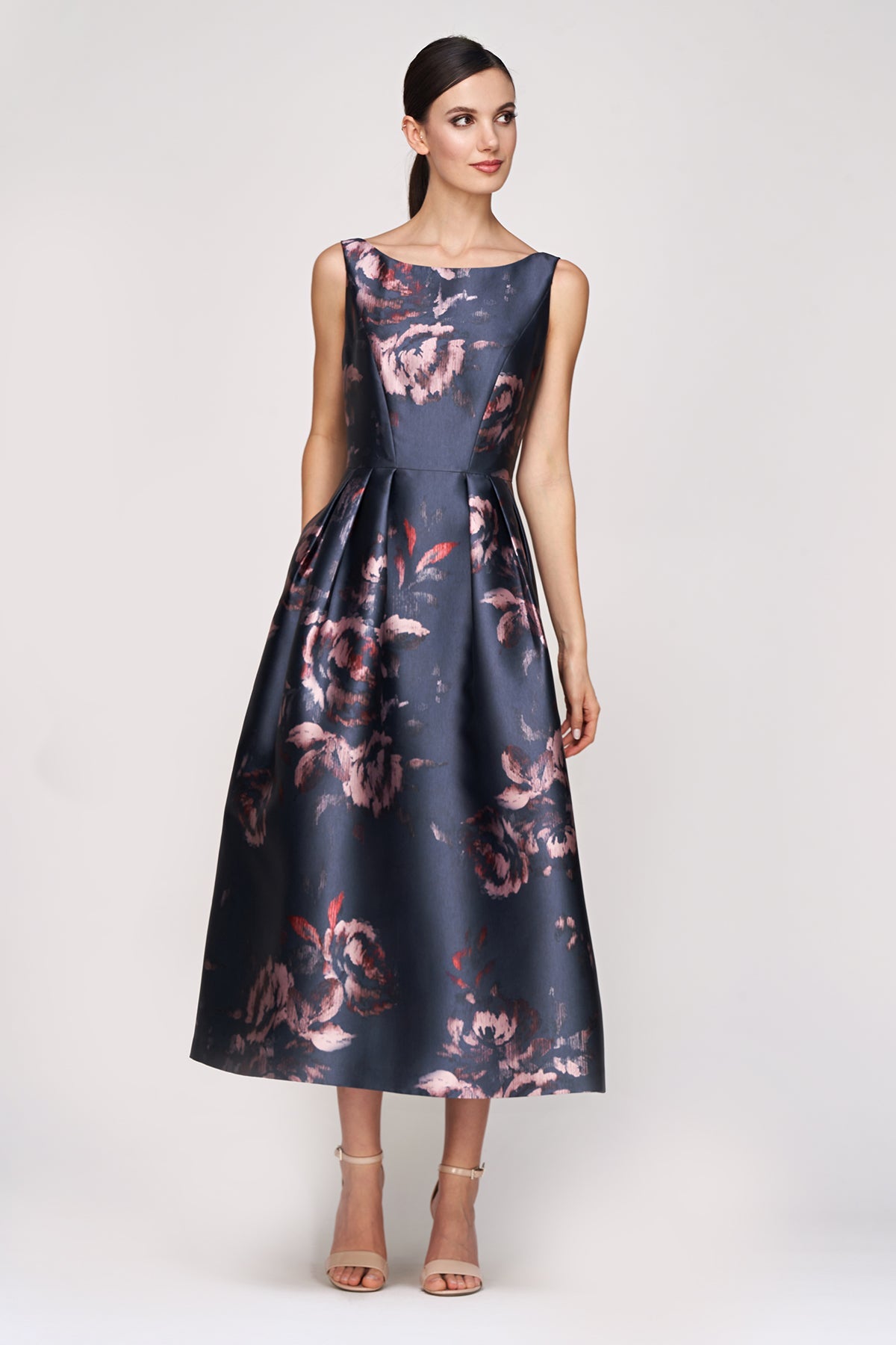 KAY UNGER ELSA TEA LENTH DRESS