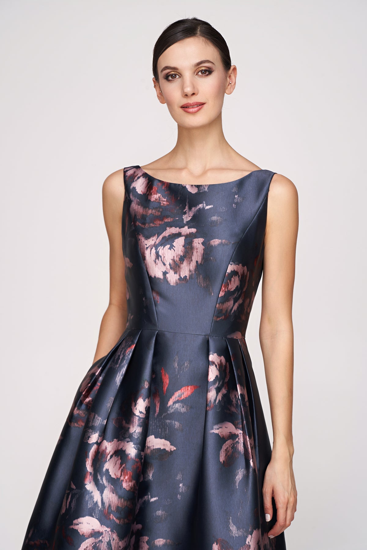 KAY UNGER ELSA TEA LENTH DRESS