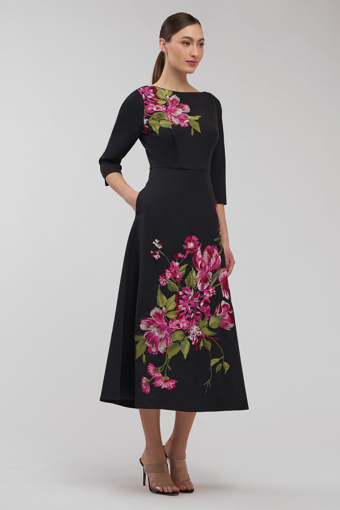 KAY UNGER GRETA MIDI DRESS