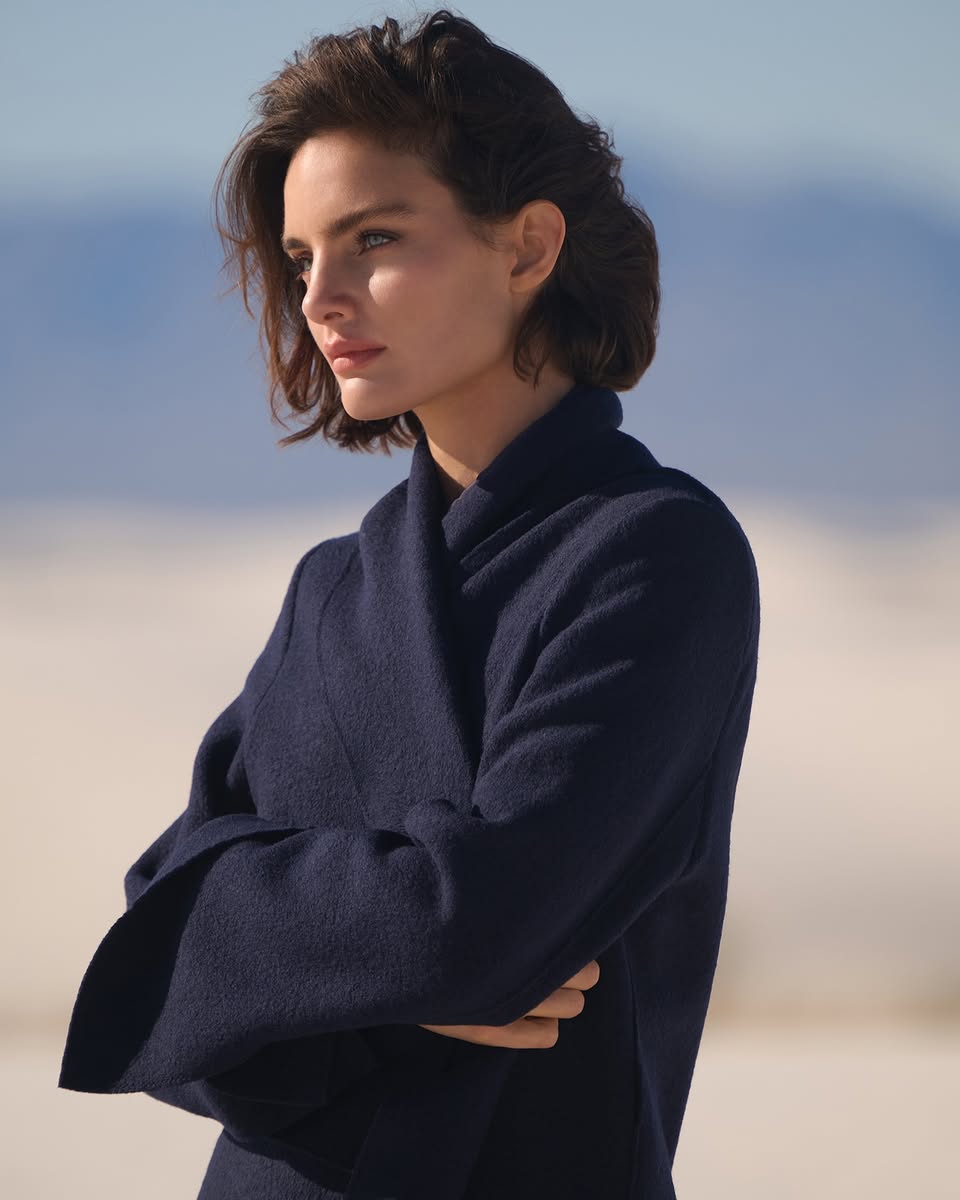 SHAN MARGOT WOOL TRENCH