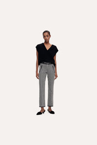 CAMBIO RANEE SLIM FIT TROUSERS WITH FLARED LEG