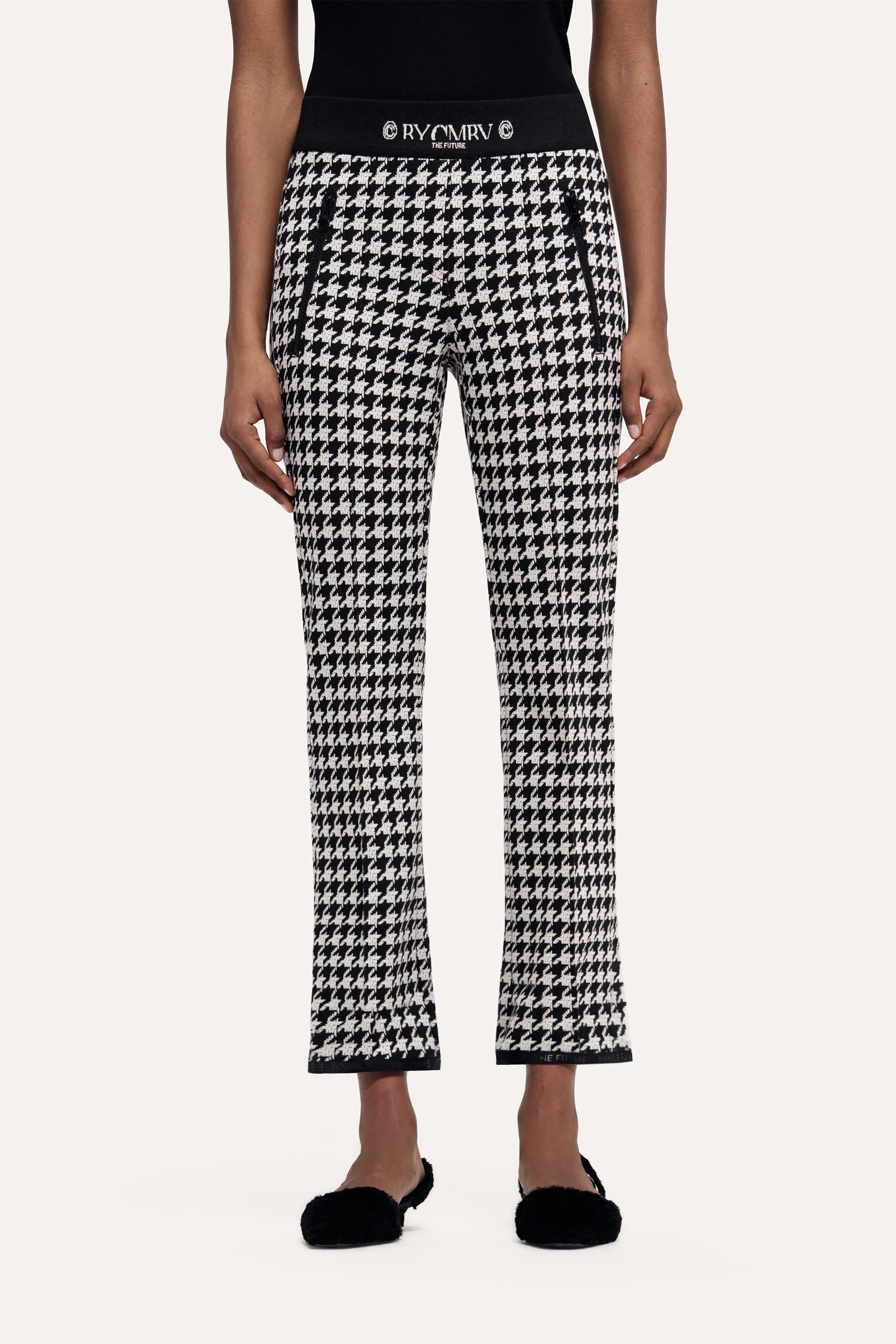 CAMBIO RANEE SLIM FIT TROUSERS WITH FLARED LEG