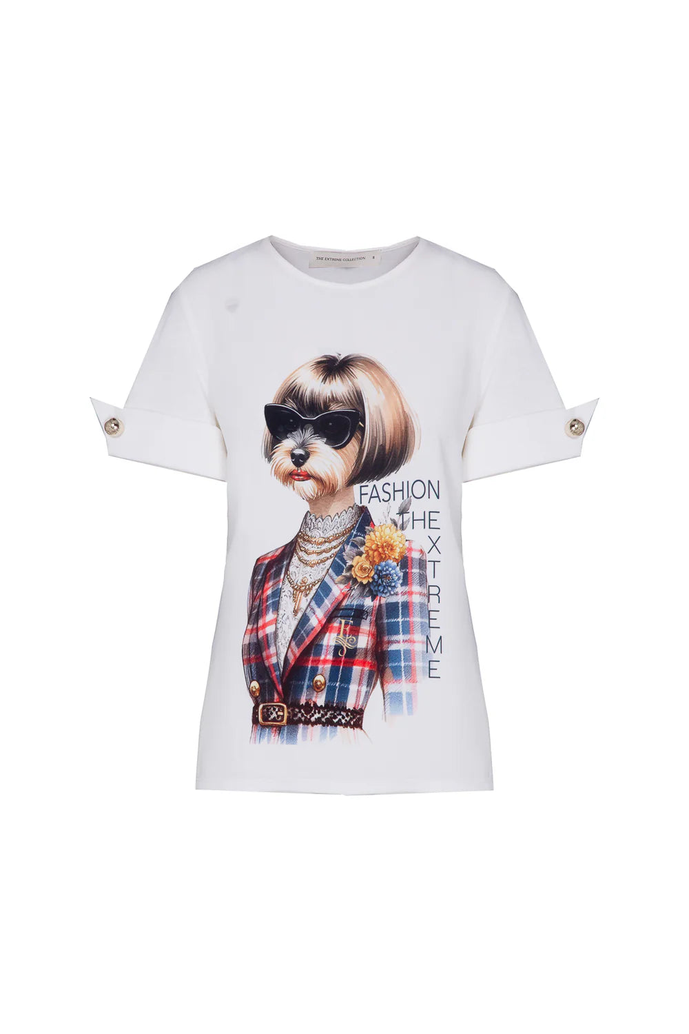 FASHION STYLE ANNA WINTOUR WHITE T-SHIRT