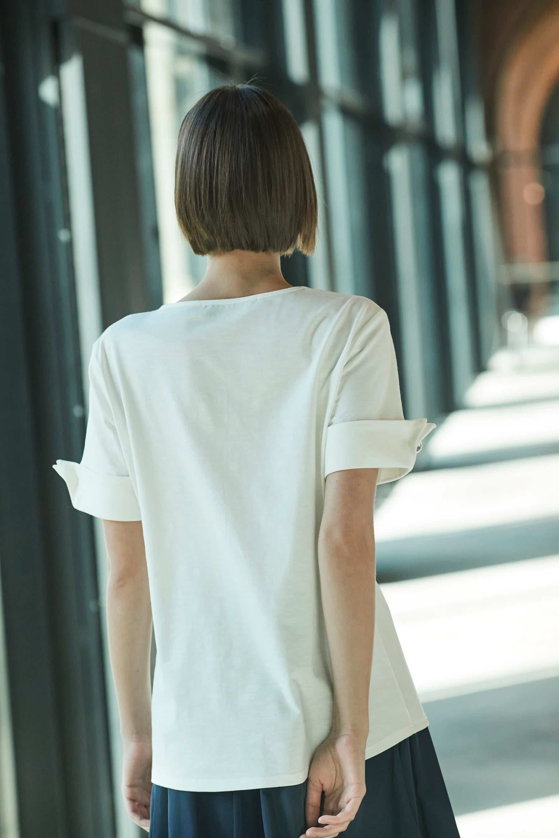 FASHION STYLE ANNA WINTOUR WHITE T-SHIRT