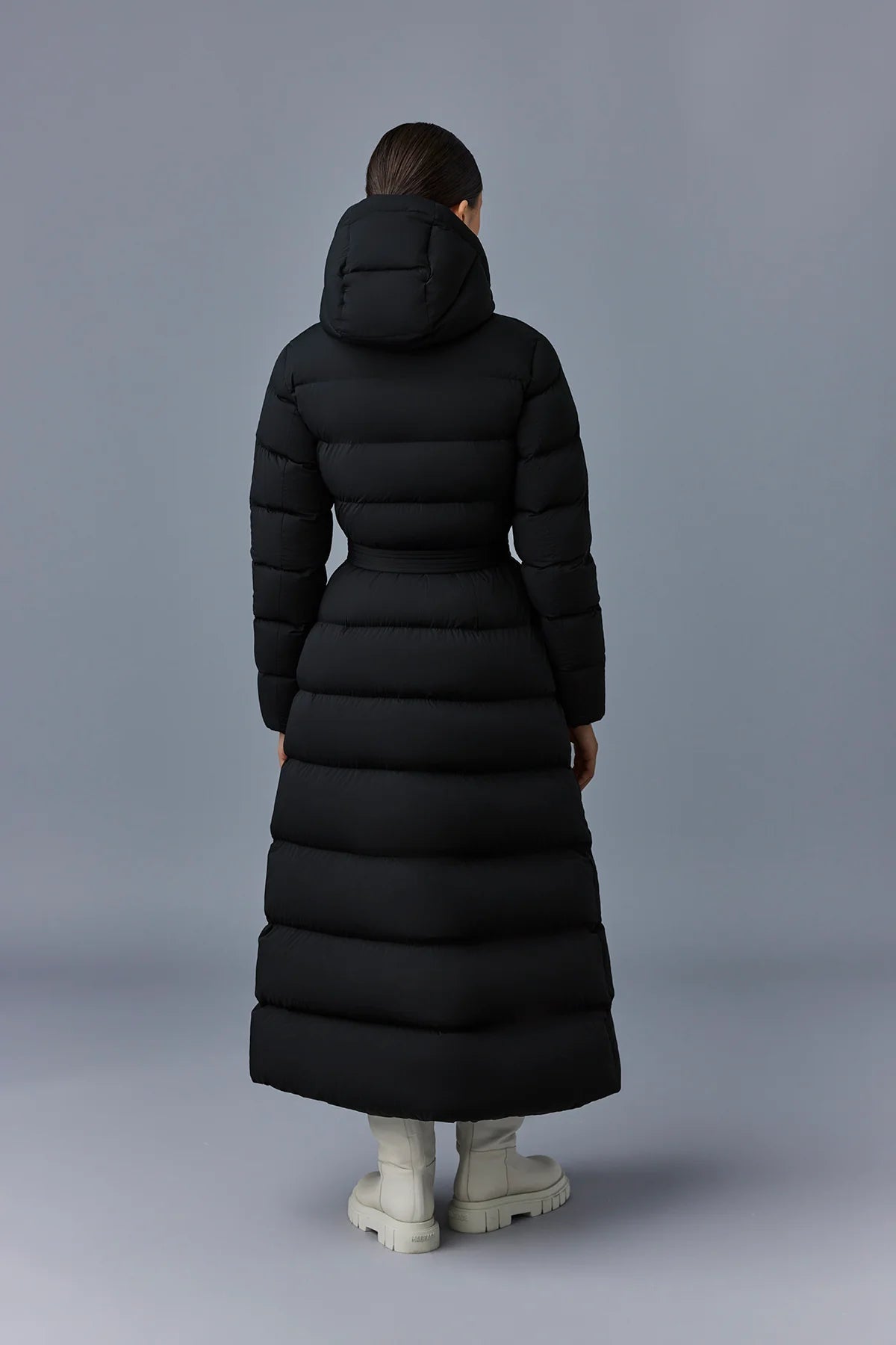 MACKAGE CALINA-CITY Stretch down maxi coat  DOWN TO -15ºC