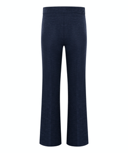 CAMBIO "FRANCIS" PATCHED POCKET NAVY TWEED PANT