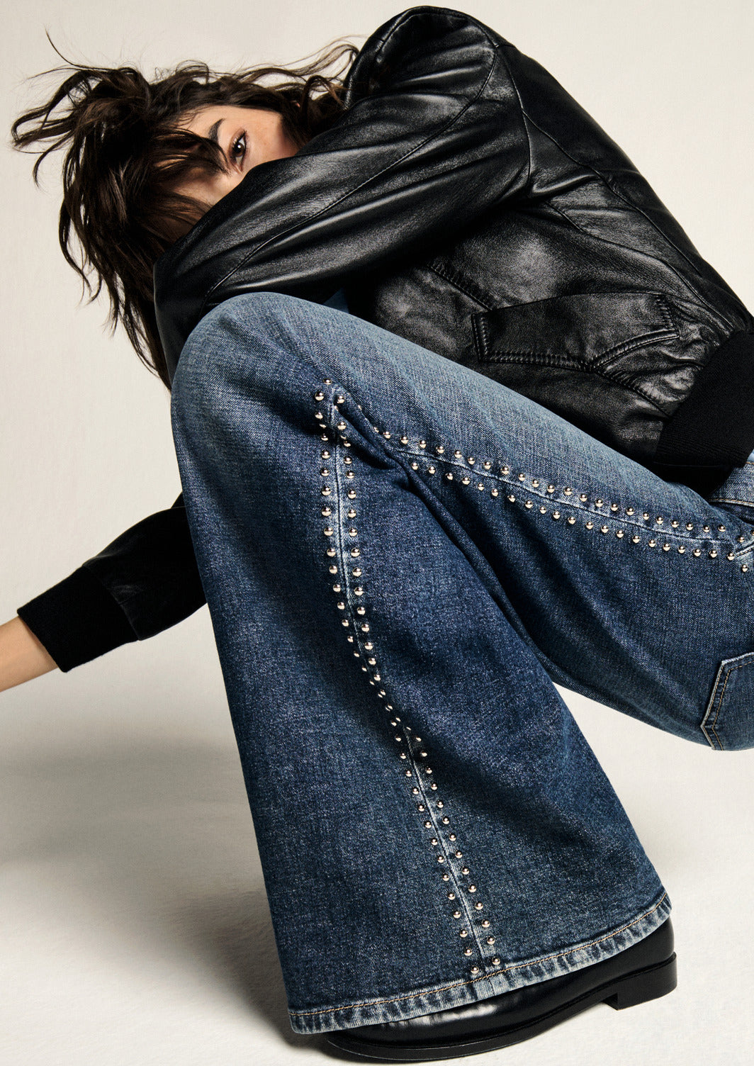 CAMBIO AIMEE STUDDED JEAN