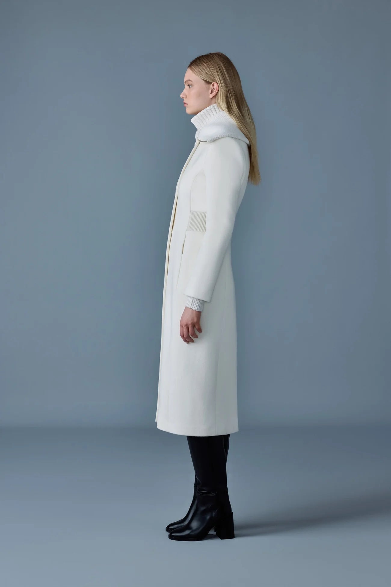 MACKAGE CLARICE Double-face wool coat with smocked detailing  DOWN TO -5ºC