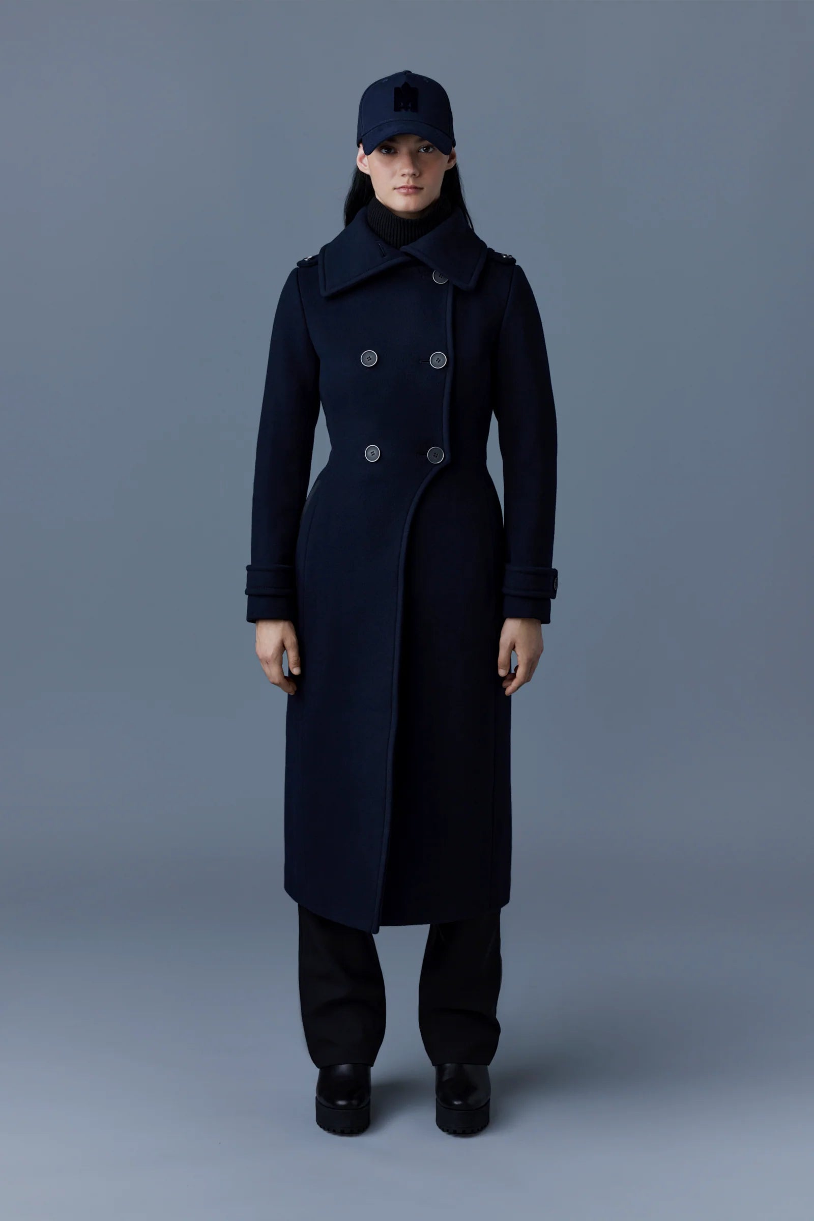 MACKAGE ELODIE-R double face wool tailored coat  DOWN TO -5ºC