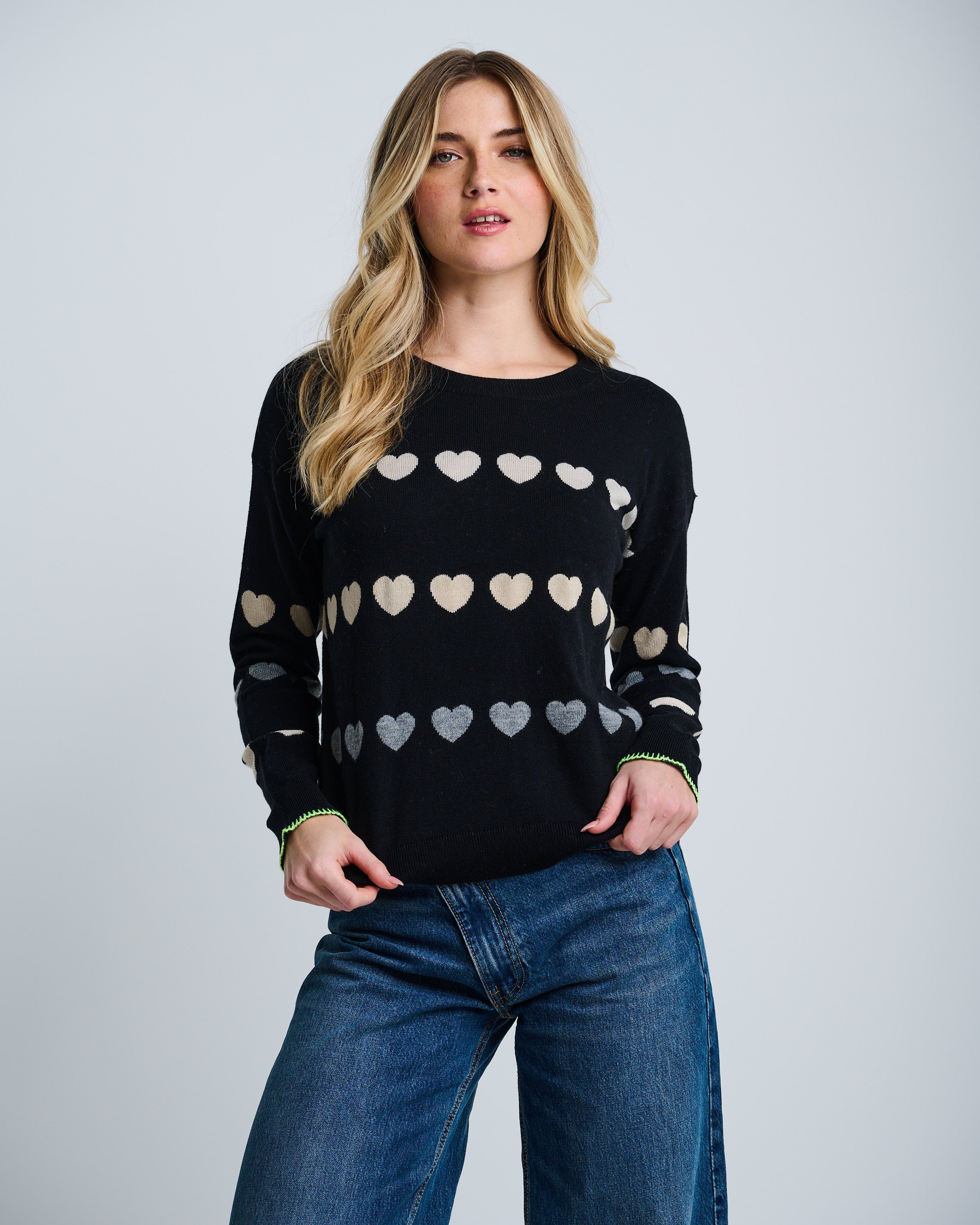 LISA TODD LOVE TRACK SWEATER